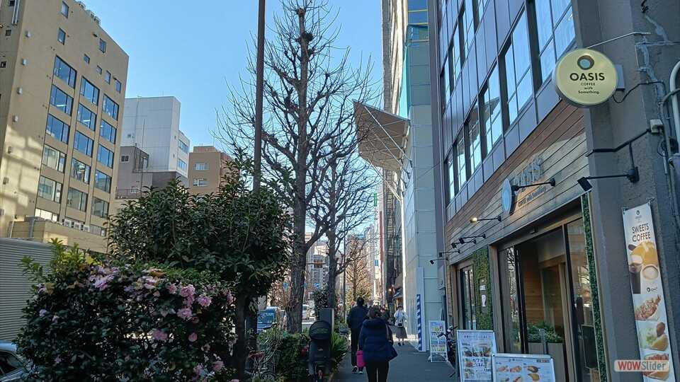 3. 外神田五丁目交差点を渡り、直進（神田明神方面）